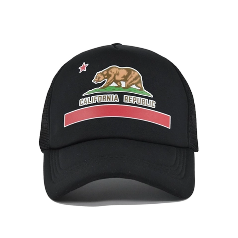California Republic Καπέλο Trucker Με Πλέγμα Για Άνδρες Γυναίκες Ρυθμιζόμενο Ρετρό Καπέλο Μπέιζμπολ Ηλιοπροστασία
