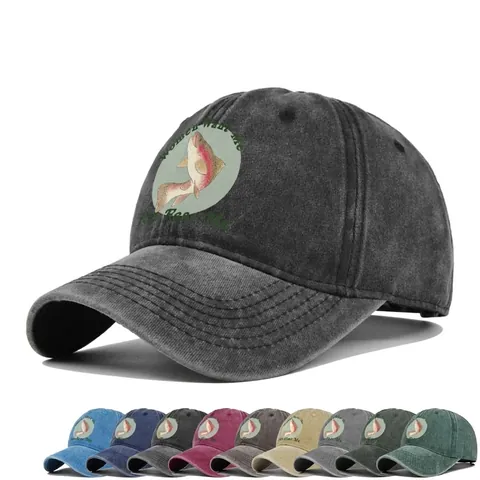 Women Want Me Fish Fear Me Baseballkappe Vintage Gewaschene Baumwolle Distressed Dad Hat Verstellbarer Sonnenhut Herren Damen
