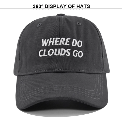 Cotton Baseball Cap For Men Women Embroidered Letter Sun Protection Breathable Adjustable Peaked Hat Outdoor Sport Casual Accessory