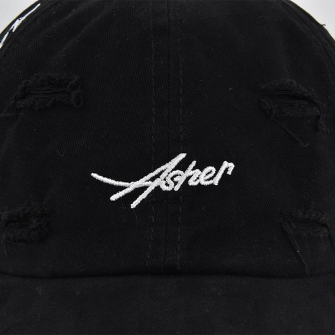 Vintage Distressed Baseballkappe Asher Stickerei Gewaschene Baumwolle Hut Mit Metallringen Streetwear Sonnenhut Für Herren Damen
