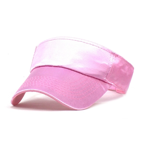 Unisex Summer Sun Visor Hat Open Top Baseball Cap Solid Polyester UV Protection Breathable Outdoor Sports Beach Sun Hat
