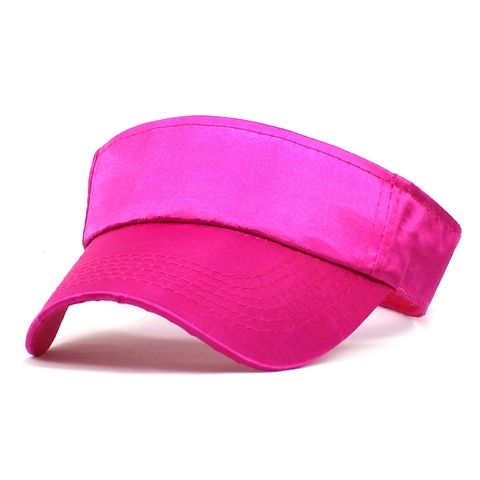 Unisex Summer Sun Visor Hat Open Top Baseball Cap Solid Polyester UV Protection Breathable Outdoor Sports Beach Sun Hat