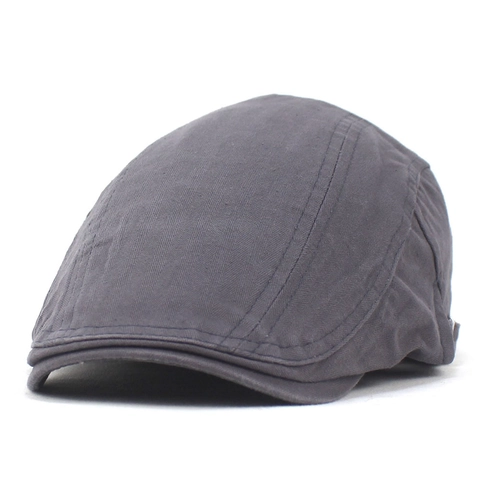 Coppola Vintage in Puro Cotone per Uomo Donna Cappello Newsboy a Spina di Pesce Lavato Regolabile Protezione Solare Retro Basco