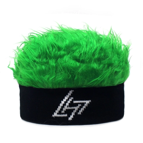 Divertente Berretto Con Parrucca Novità Cappello in Maglia di Acrilico Con Capelli Sintetici Per Festa Halloween Hip Hop Street