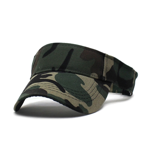 Mode Camouflage Visor Hut Für Herren Damen Outdoor Sport Verstellbarer Open Top Baseball Cap Atmungsaktiver Sonnenhut