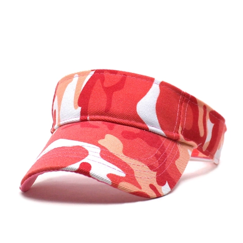 Mode Camouflage Visor Hut Für Herren Damen Outdoor Sport Verstellbarer Open Top Baseball Cap Atmungsaktiver Sonnenhut