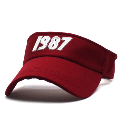 Berretto da Baseball in Cotone a Testa Vuota Casual da Uomo e Donna Vintage 1987 Ricamo Visiera per Sport all'Aperto Spiaggia
