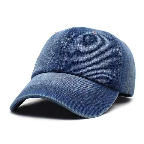 Cappellino da Baseball in Denim Lavato per Uomo Donna Regolabile in Cotone Invecchiato Cappello da Sole Outdoor Casual Vintage