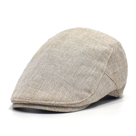 Coppola Vintage da Uomo con Trama in Lino Traspirante Regolabile Cappello Newsboy Classico Gatsby Ivy Cap Casual Parasole da Esterno