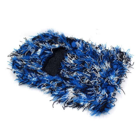 Zerstörte Plüsch Strick Balaclava Mütze Winter Warm Vollmaske Für Damen Herren Streetwear Punk Lange Quasten Pull-on Beanie