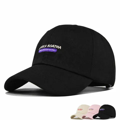 Gorra de Béisbol de Algodón Unisex Con Bordado de Alfabeto Transpirable Ajustable Protección Solar Sombrero Casual Deportivo Para Hombre Mujer