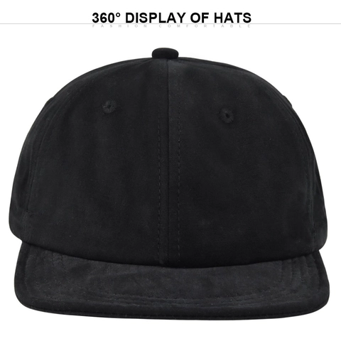 Vintage Solid Color Cotton Short Brim Baseball Cap Unisex Hip Hop Flat Brim Hat Adjustable Streetwear Sun Hat HH521