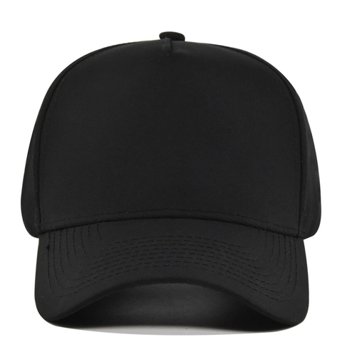 Unisex Plain Solid Color Polyester Baseball Cap Adjustable 5 Panel Curved Brim Sun Shade Hat For Outdoor Daily Sports Wear