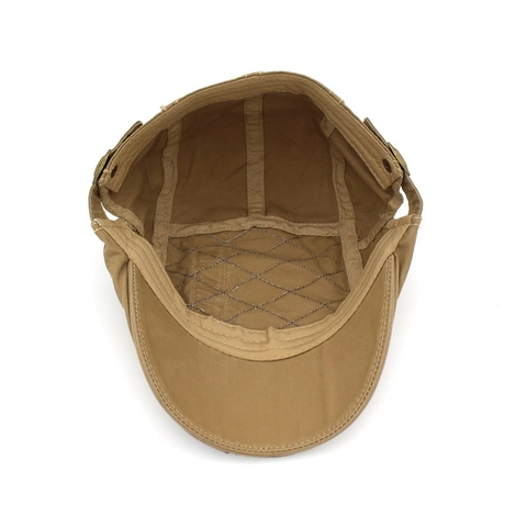Coppola in Cotone Trapuntato Vintage per Uomo Donna Ricamo Lettere Logo M Berretto Regolabile Casual Protezione Solare All'aperto Cappello a Punta