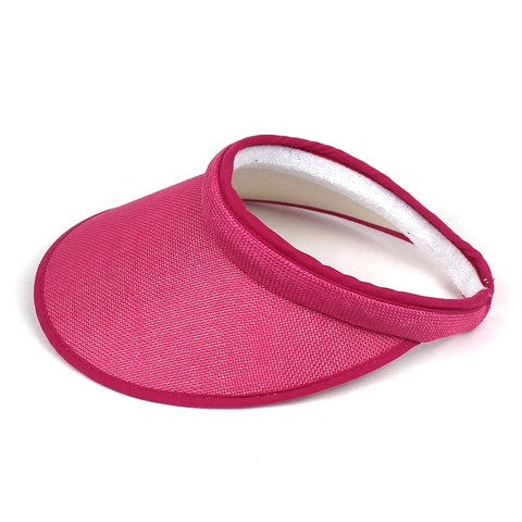 Women Sun Visor Hat Polyester Braided Empty Top Sunscreen Cap For Outdoor Travel Beach Casual Fashion Summer Accessory