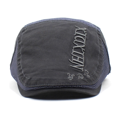 Summer Breathable Mesh Beret Hat Men Women Cotton Flat Cap Adjustable Vintage Newsboy Cap Sunshade Outdoor Casual Streetwear Hat