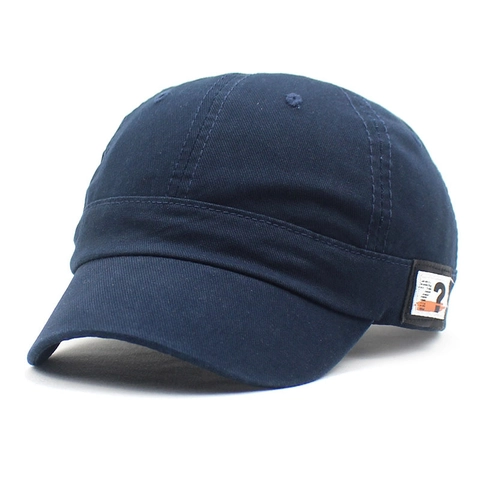 Berretto da Baseball in Cotone Lavato Vintage con Tesa Corta Regolabile Protezione Solare Outdoor Trucker Hat per Uomo Donna