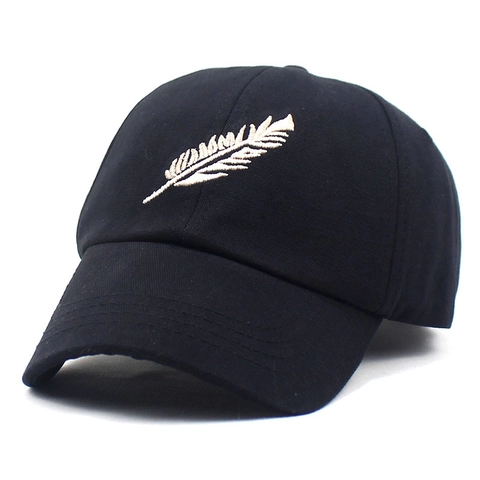 Berretto da Baseball Casual in Cotone Ricamato con Piume per Uomo Donna Parasole Regolabile Cappello Sportivo Trucker Accessorio Moda Outdoor