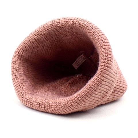 Unisex Winter Warm Gestrickte Beanie Mütze 100% Acryl Weich Elastisch Mit Umschlag Gerippt Einfarbig Outdoor Skull Cap