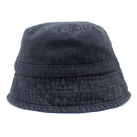 Vintage Washed Denim Bucket Hat For Men Women 100% Cotton Foldable Fisherman Hat Casual Sun Protection Outdoor Travel Basin Hat