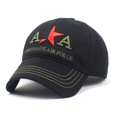 Cappellino da Baseball con Ricamo Stella Lettera per Uomo Donna Cotone Mimetico Cappello da Sole Stile Militare Regolabile