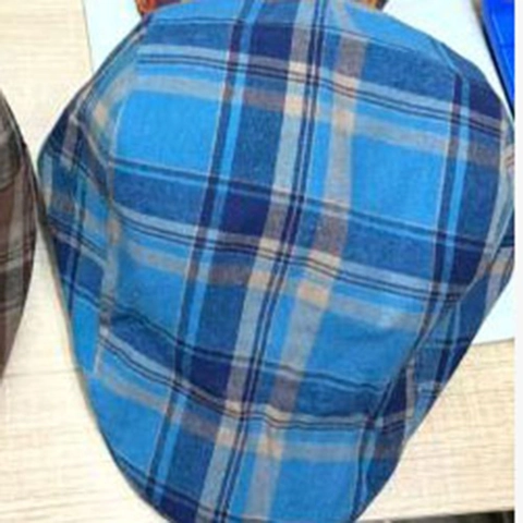 British Vintage Plaid Beret Hat For Men Women Classic Casual Checkered Ivy Cap Cotton Newsboy Flat Cap Painter Hat