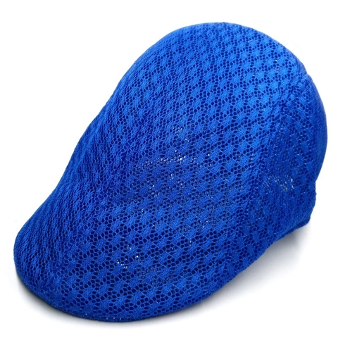 Summer Mesh Breathable Flat Cap Men Women Kids Lightweight Sunshade Ivy Cap Vintage Beret Hat Solid Color Outdoor Casual