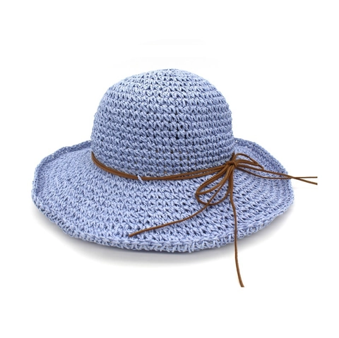 Women's Large Brim Raffia Straw Sun Hat Elegant Woven Beach Hat With Bow Summer Travel Sun Protection Floppy Straw Hat