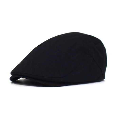 Coppola Unisex in 100% Cotone Tinta Unita Cappello Newsboy Vintage Regolabile Casual Protezione Solare Basco per Uomo Donna All'aperto