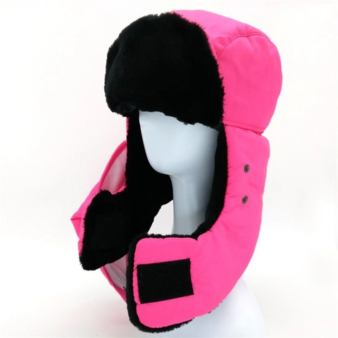 Winter Unisex Uschanka Abnehmbare Maske Warm Verdickt Winddicht Trappermütze Ohrenschutz Reiten Schneemütze Damen Herren