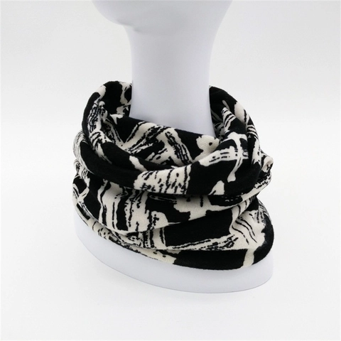Dames Mode Gebreide Muts Beanie Kasjmier-achtig Materiaal Graffiti Geometrisch Patroon Warme Pullover Schedelmuts