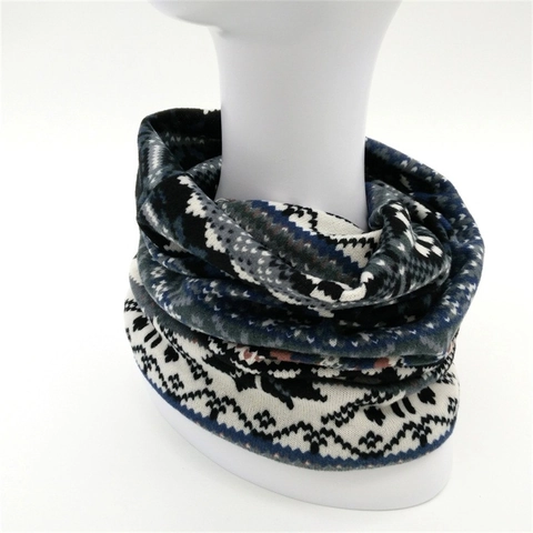 Dames Gebreide Muts Warm Winter Sneeuwvlokpatroon Fair Isle Imitatie Kasjmier Beanie Voor Outdoor Mode Casual