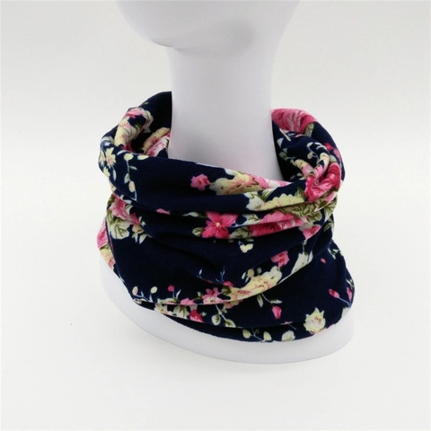 Women's Floral Print Slouchy Beanie Hat Soft Imitation Cashmere Turban Cap Warm Floral Skull Cap For Autumn Winter