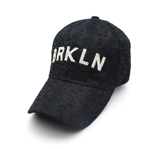 Berretto da Baseball in Pizzo Floreale da Donna Ricamo Lettere BRKLN Cappello da Sole Regolabile per Viaggi All'aperto Spiaggia