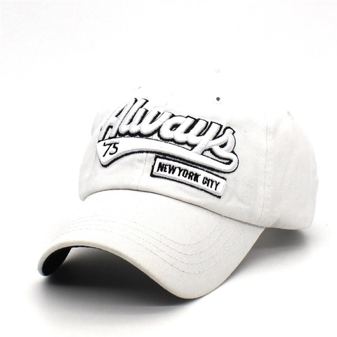 Berretto da Baseball Retro New York City Ricamato Unisex in Cotone Regolabile Protezione Solare Cappello Snapback per Uomo Donna All'aperto