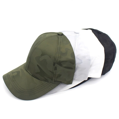 Casquette de Baseball Camouflage Unisexe Maille Respirante Chapeau de Soleil de Plein Air Réglable Sport Trucker Hat pour Hommes Femmes Loisirs