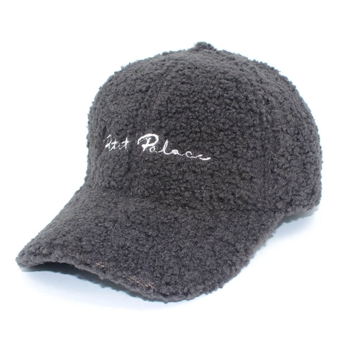 Gorra de Béisbol de Invierno de Felpa Teddy Para Mujeres Hombres Cálida Suave Lana de Cordero Sintética Bordado Letra Ajustable