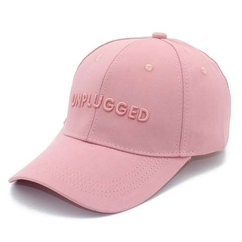 Fashion Cotton Baseball Cap For Women Men 3D Letter Embroidery Unplugged Adjustable Sun Hat Casual Outdoor Sport Cap