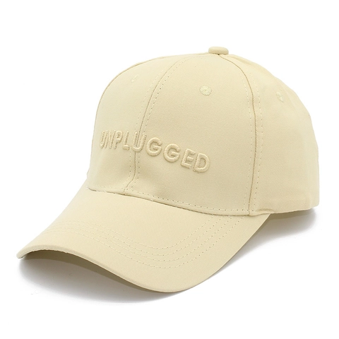 Fashion Cotton Baseball Cap For Women Men 3D Letter Embroidery Unplugged Adjustable Sun Hat Casual Outdoor Sport Cap