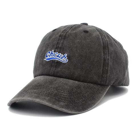 Berretto da Baseball in Cotone Lavato Vintage per Uomo Donna Cappello Regolabile Retro Dad Hat Con Ricamo a Lettere Protezione Solare Sport