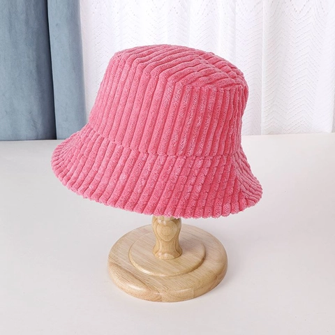 Cappello da Pescatore Vintage in Velluto a Coste Tinta Unita Caldo Antivento Cappello da Sole All'aperto per Unisex Quotidiano