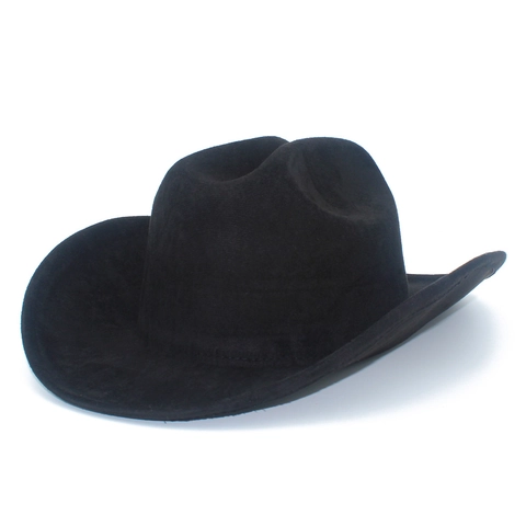 Classic Western Cowboy Hat Faux Suede Wide Brim Fedora Hat Vintage Jazz Knight Hat Sun Protection For Men Women Outdoor