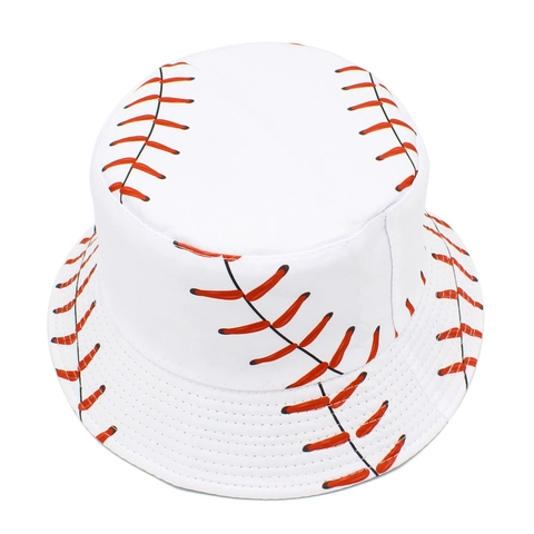 Cappello alla Pescatora Reversibile con Cucitura da Baseball per Uomo Donna Cotone Sportivo Protezione Solare Bianco Nero