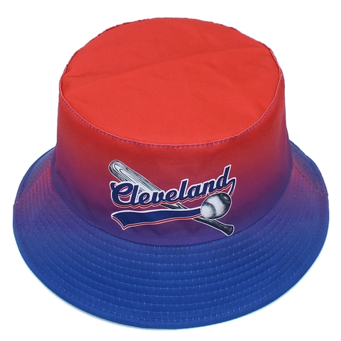 Mode Gradiënt Kleur Bucket Hat Sport Honkbal Patroon Ademend Zonbescherming Outdoor Zonnehoed Streetwear Voor Dames Heren