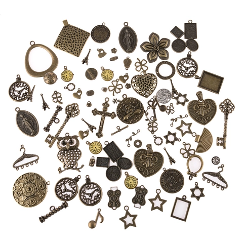 DIY Medical Charms Nurse Hat Stethoscope Syringe Alloy Pendants For Jewelry Making Handmade Accessories Mixed Styles