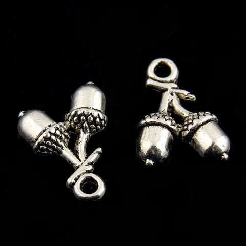 Vintage Alloy Acorn Pendants Antique Silver Pinecone Charms For DIY Necklace Bracelet Earring Jewelry Making Accessories