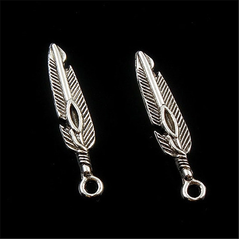 Vintage Alloy Feather Arrow Pendants For DIY Jewelry Making Necklaces Bracelets Accessories Retro Ethnic Style Charms For Men