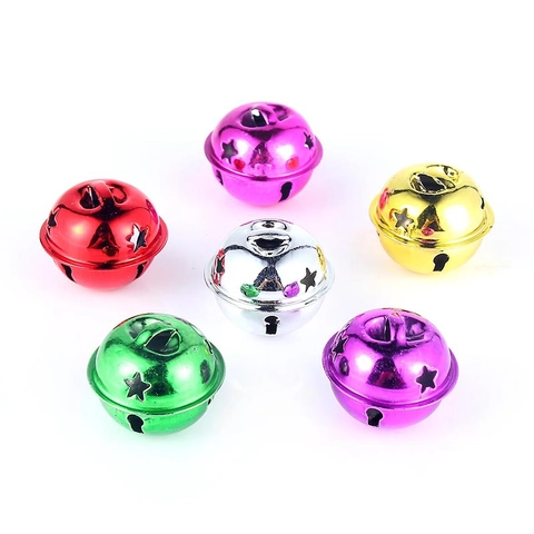 Eisen Metall Stern Ausschnitt Weihnachten Jingle Bells Für DIY Handwerk Feiertag Baum Hängen Ornamente Party Dekorationen Eisen Glocke