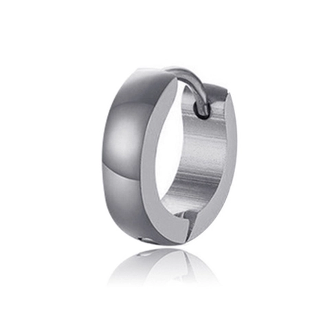 Roestvrijstalen Ear Cuffs Zonder Piercing En Huggie Oorbellen Voor Heren Dames Minimalistisch Punk Eenvoudige Stijl Zwart Goud Zilver Sieraden