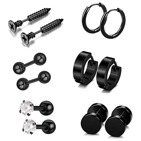 Men's Stainless Steel Earrings